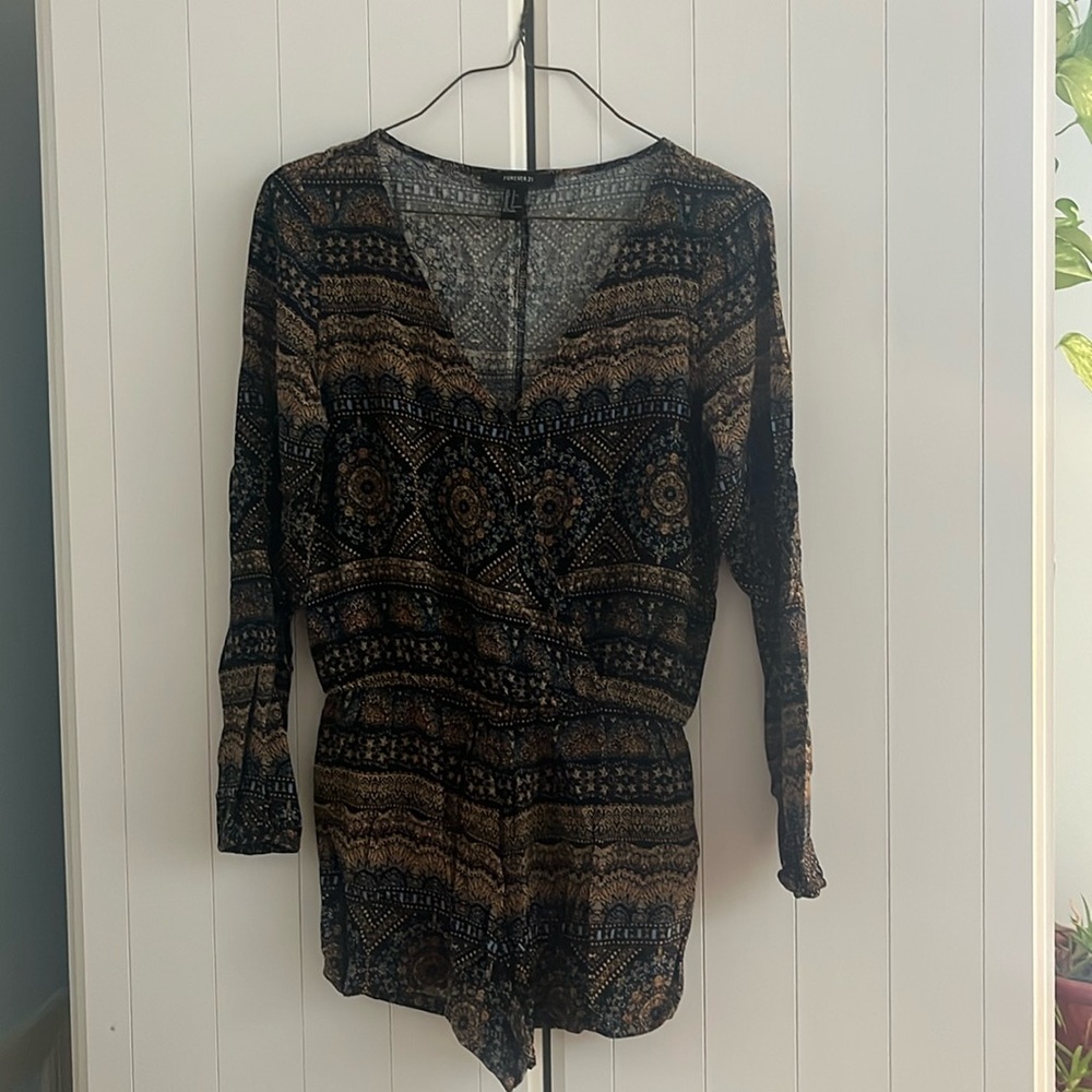 Patterned Forever 21 Romper